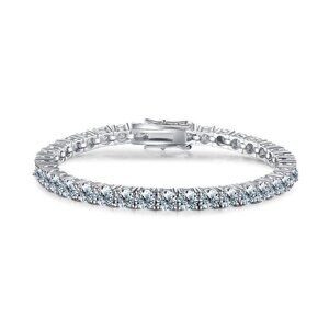 Certified 0.3ct. Moissanite Bracelet Round Stud  Diamond NEW